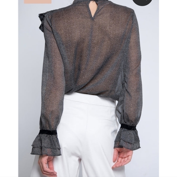 MOLLY BRACKEN‎ Shirt with ruffles - Picture 2 of 14